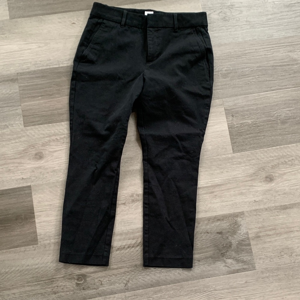 GAP Women's Black Slim Chinos